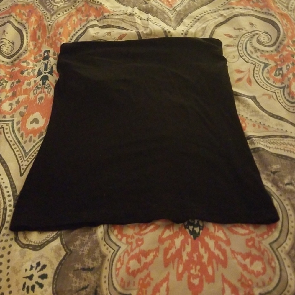 H&M basic black tube top size medium